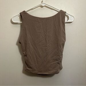 Women's Beige Backless Top